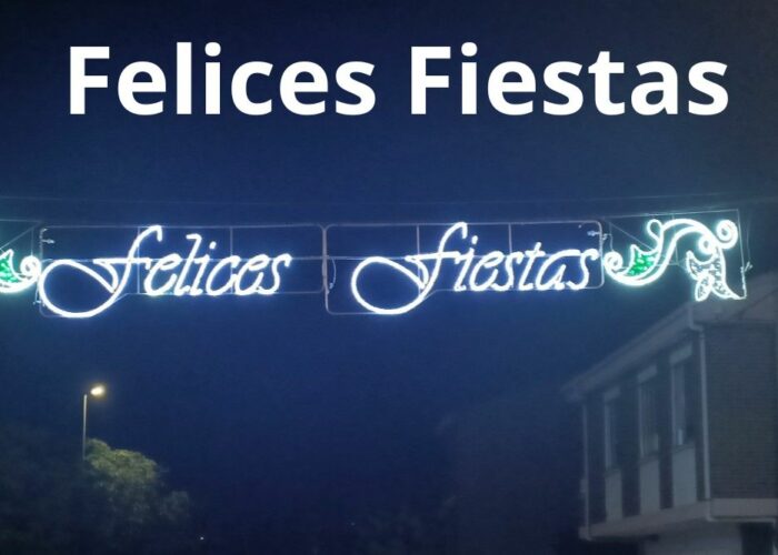 Felices Fiestas Con Luces